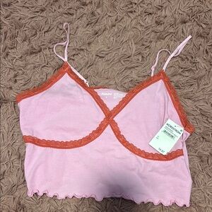 Nordstrom Purple and Red Lace Camisole